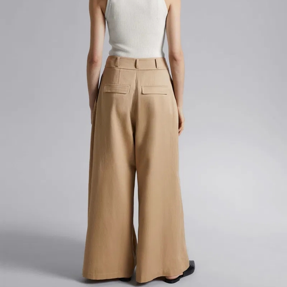 & Other Stories LA Atelier Size 0 Wide Leg Pleated Trousers Great Condition - Picture 5 of 16